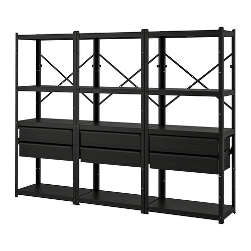 BROR, shelving unit with drawers/shelves