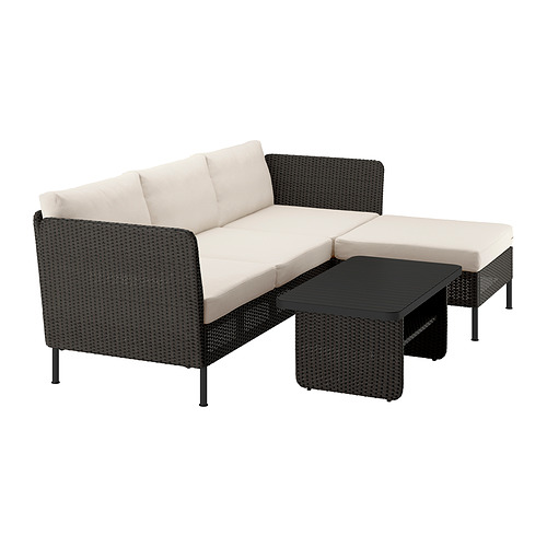 VITTSKÄR, 3-seat conversation set