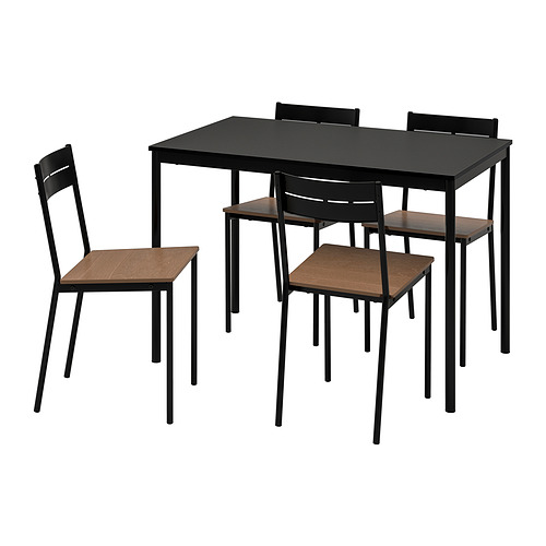 SANDSBERG/SANDSBERG, table and 4 chairs