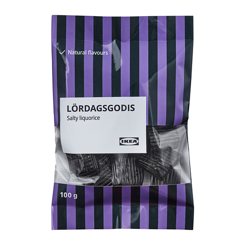 LÖRDAGSGODIS, saltlakkrís
