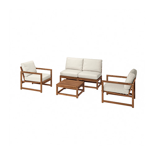 NÄMMARÖ, 4-seat conversation set, outdoor