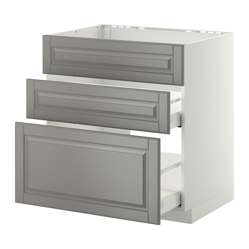 METOD/MAXIMERA base cab f sink+3 fronts/2 drawers