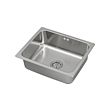 HILLESJÖN inset sink, 1 bowl