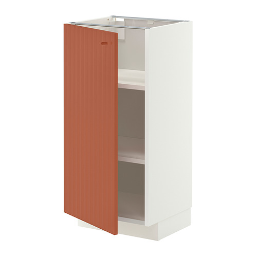 METOD base cabinet with shelves