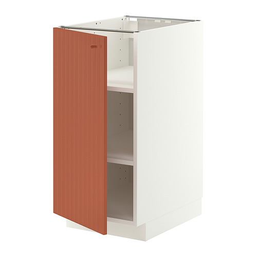 METOD base cabinet with shelves