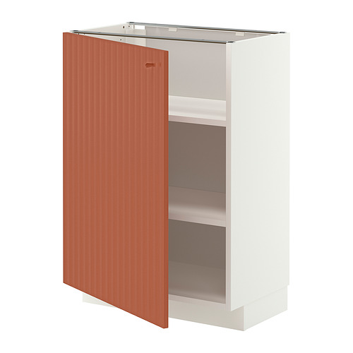 METOD base cabinet with shelves