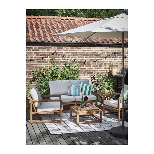 NÄMMARÖ, 4-seat conversation set, outdoor