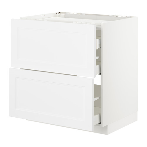 METOD/MAXIMERA base cab f hob/2 fronts/3 drawers