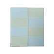 Aluminium double sided/light blue light green