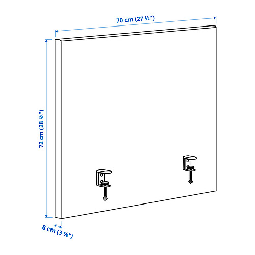 MITTZON acoustic screen for desk