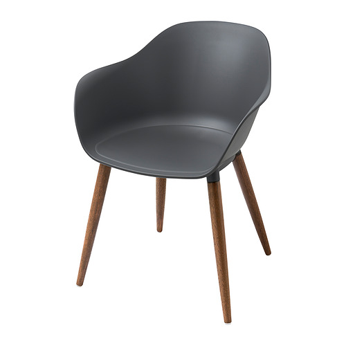 GRÖNSTA, chair with armrests, in/outdoor