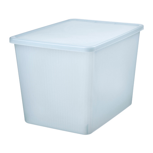 RYKTA, storage box with lid