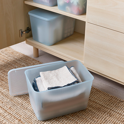 RYKTA, storage box with lid