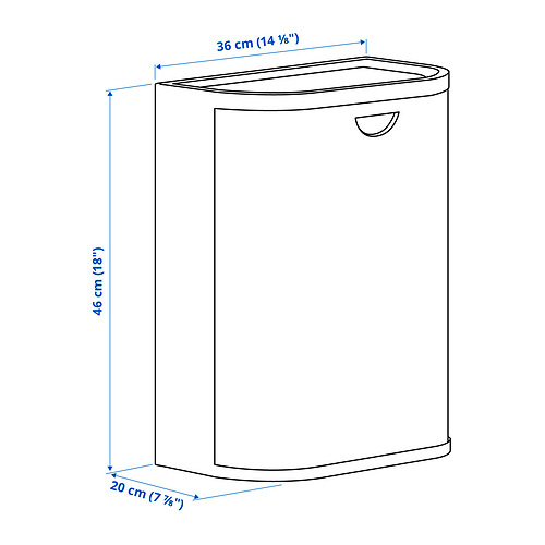 GÅRDSBUTIK bin with lid
