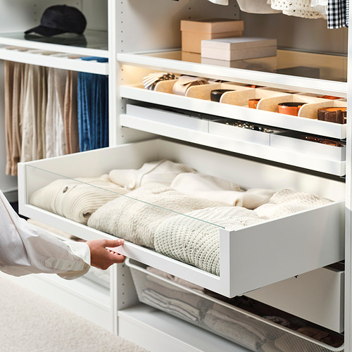 KOMPLEMENT, skúffa með glerframhlið