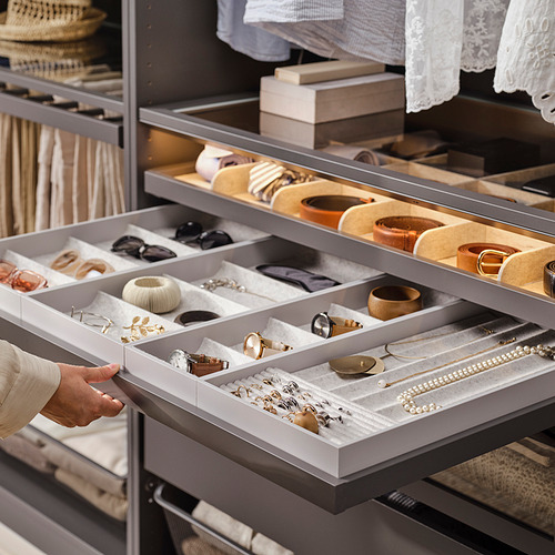 KOMPLEMENT, útdraganlegur bakki með innleggi