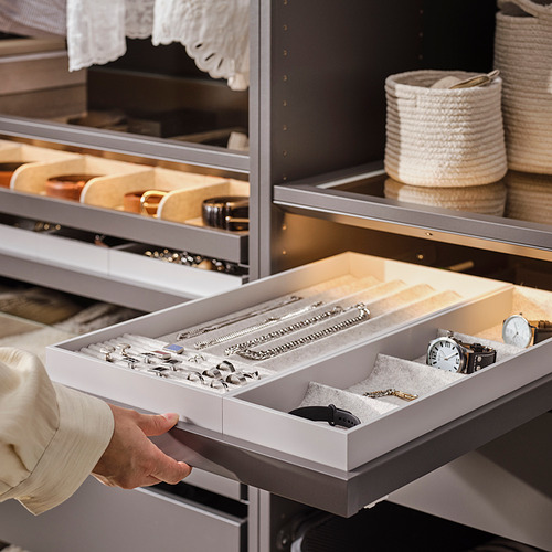 KOMPLEMENT, útdraganlegur bakki með innleggi