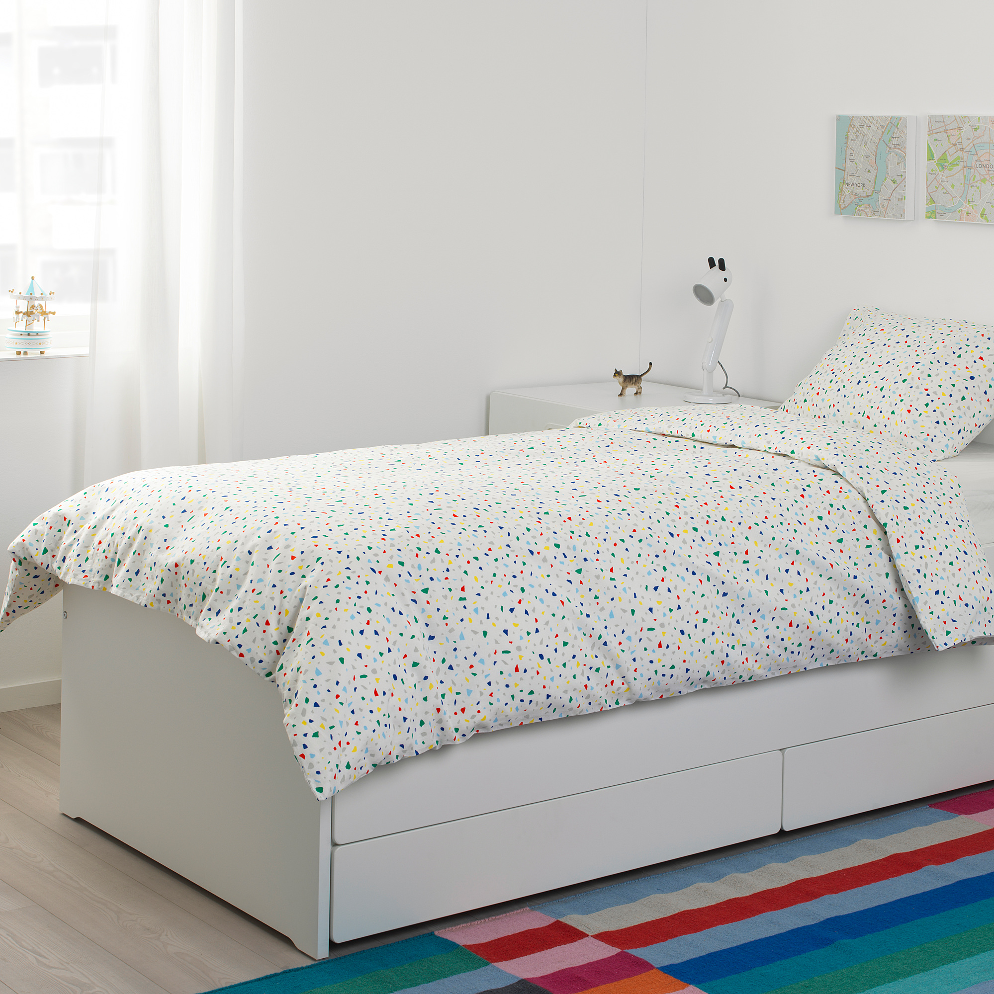 MÖJLIGHET duvet cover and pillowcase