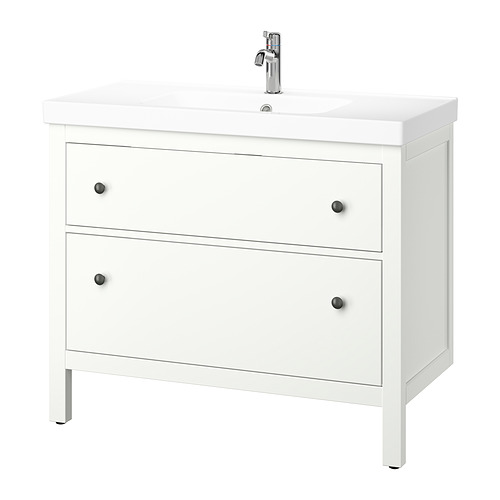 HEMNES/ORRSJÖN, wash-stnd w drawers/wash-basin/tap