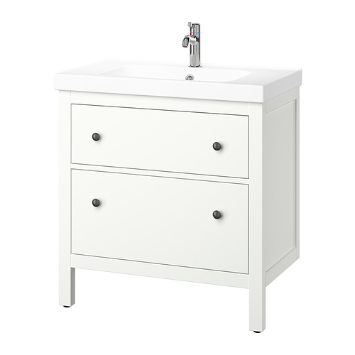 HEMNES/ORRSJÖN, wash-stnd w drawers/wash-basin/tap