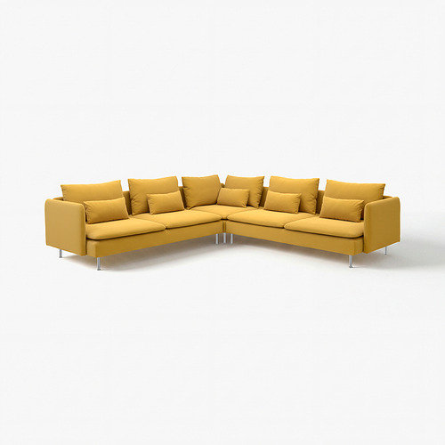 SÖDERHAMN, corner sofa, 6-seat
