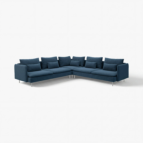 SÖDERHAMN, corner sofa, 6-seat