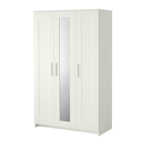 BRIMNES, wardrobe with 3 doors