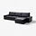 KIVIK, 4-seat sofa with chaise longue