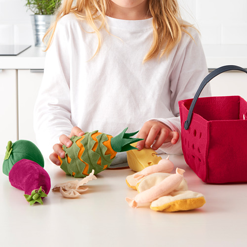 LÅTSAS, 12-piece shopping basket set