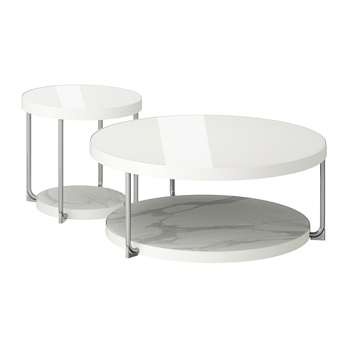FRÖTORP, coffee table/side table, set of 2
