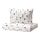 NATTSLÄNDA, duvet cover and pillowcase