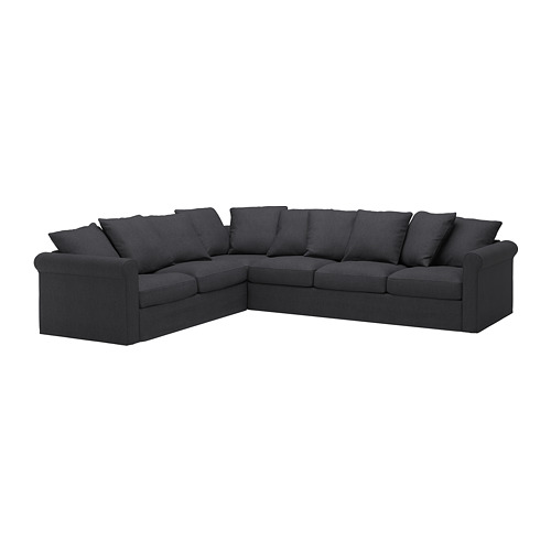 GRÖNLID, corner sofa, 5-seat