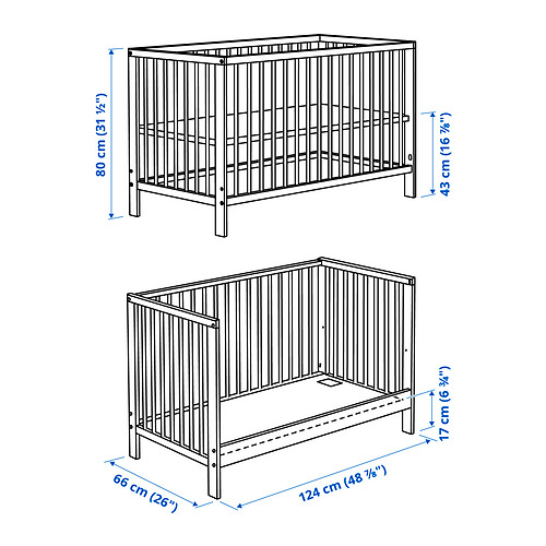 GULLIVER, 3-piece baby furniture set
