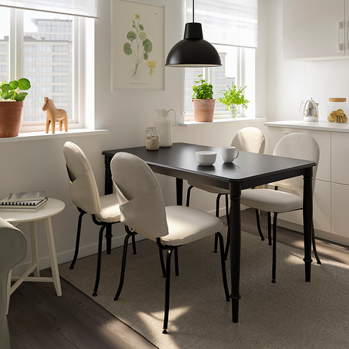DANDERYD/EBBALYCKE, borð og fjórir stólar