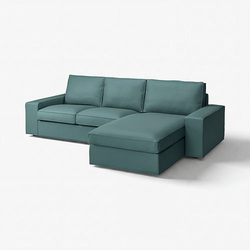 KIVIK, 3-seat sofa with chaise longue