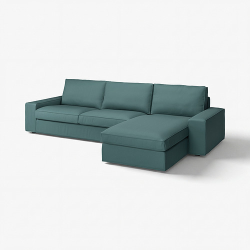KIVIK, 4-seat sofa with chaise longue