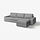 KIVIK, 4-seat sofa with chaise longue