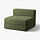 JÄTTEBO, 1,5-seat module with storage