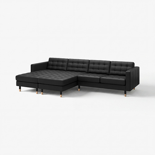 LANDSKRONA, fjögurra sæta sófi með legubekkjum