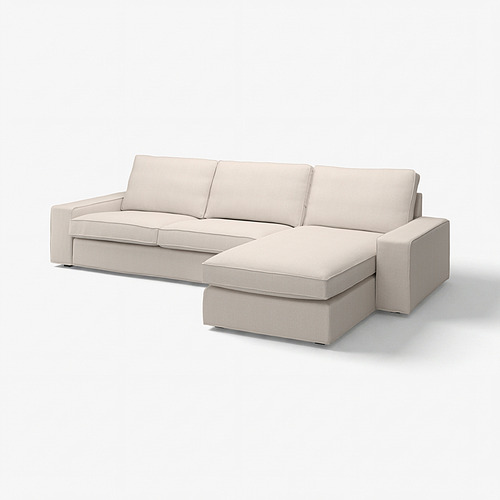 KIVIK, 4-seat sofa with chaise longue