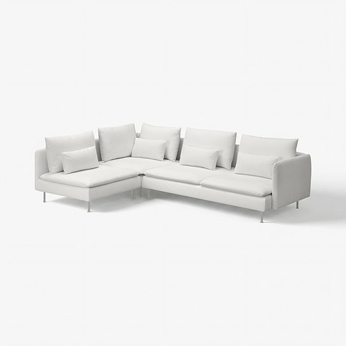 SÖDERHAMN, corner sofa, 4-seat
