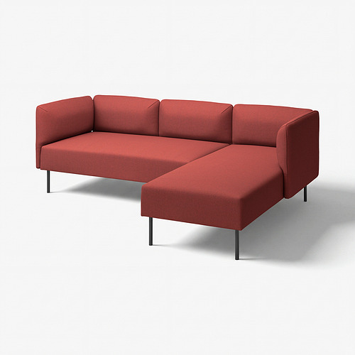 LILLEHEM, 3-seat modular sofa w chaise longue