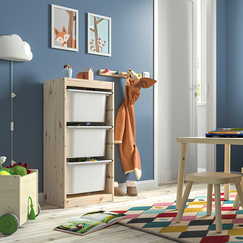 TROFAST, storage combination with boxes