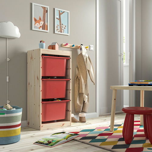 TROFAST, storage combination with boxes