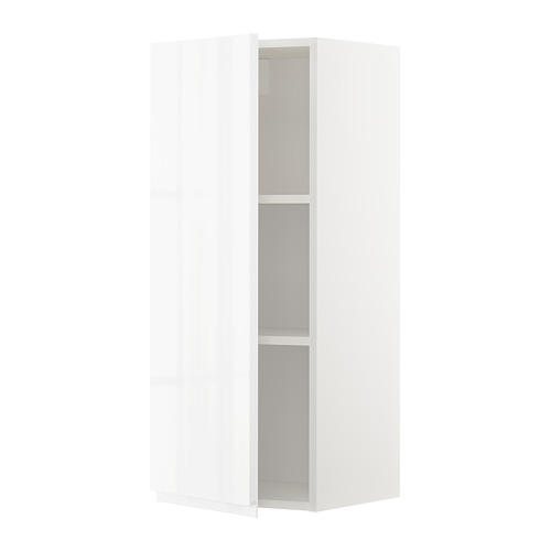 METOD wall cabinet with shelves