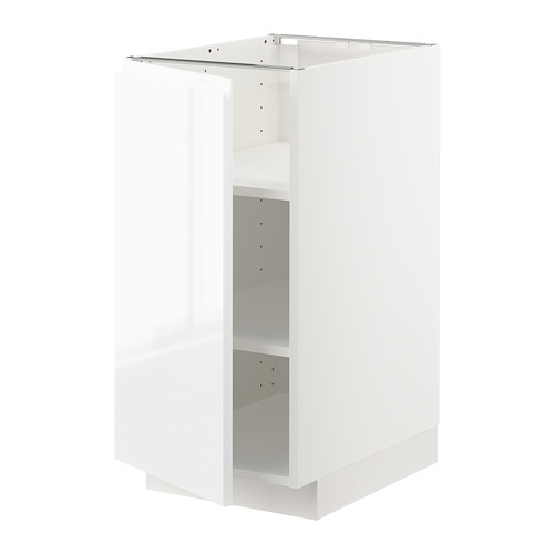 METOD base cabinet with shelves