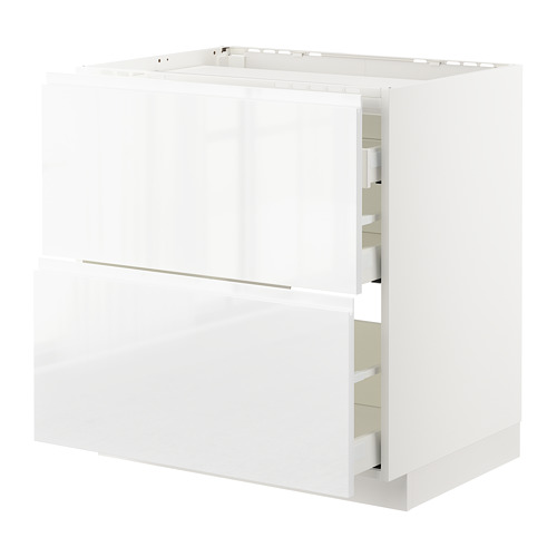 METOD/MAXIMERA base cab f hob/2 fronts/3 drawers