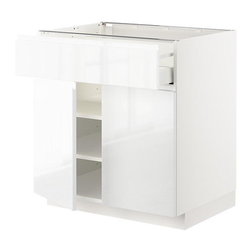 METOD/MAXIMERA, base cabinet with drawer/2 doors