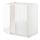 METOD, base cabinet for sink + 2 doors