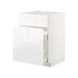 White/voxtorp high-gloss/white